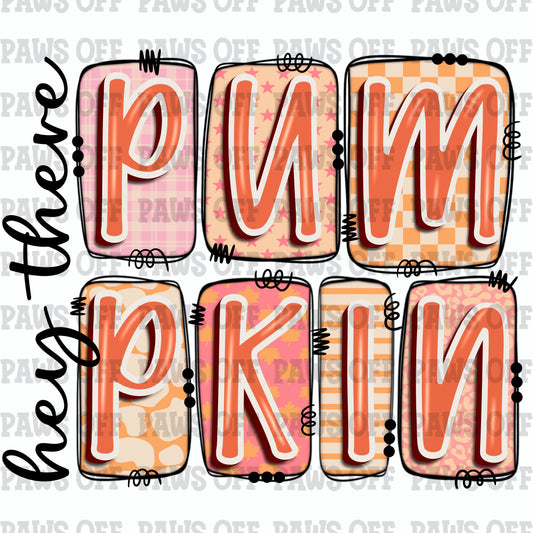 Hey There Pumpkin PNG