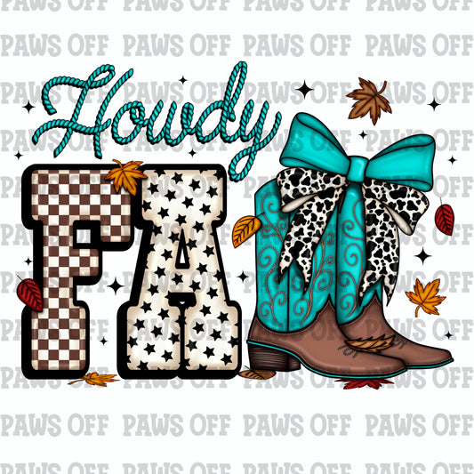 Howdy Fall PNG