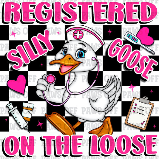 Registered Silly Goose On The Loose PNG