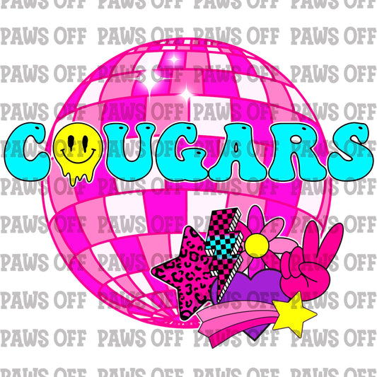 Cougars School Spirit PNG