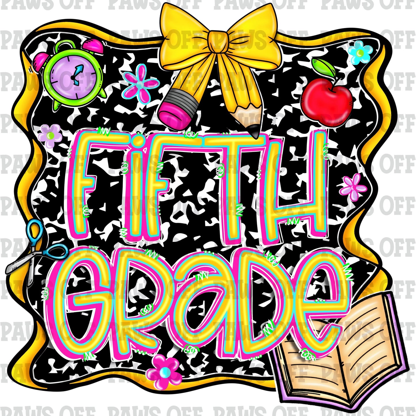 Back to School PNG Bundle PreK to 6th Grade