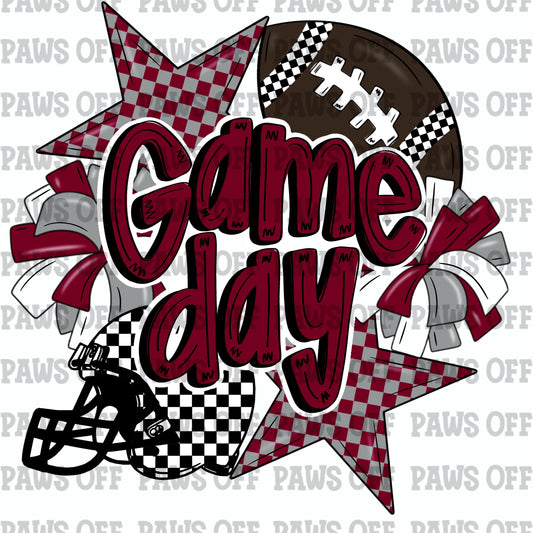 Game Day PNG Maroon