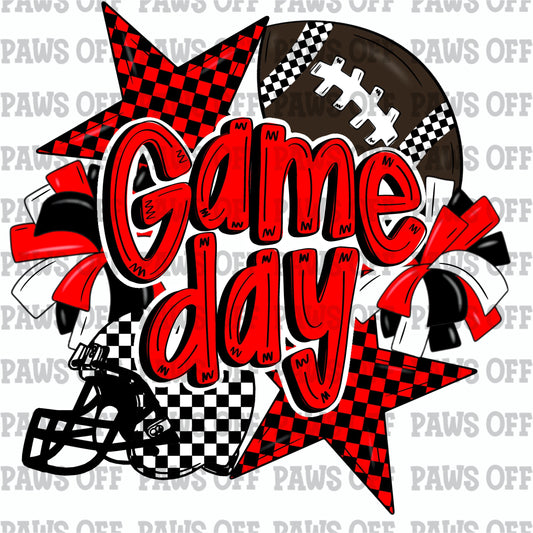 Game Day PNG Red
