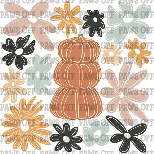 Stacked Pumpkins PNG