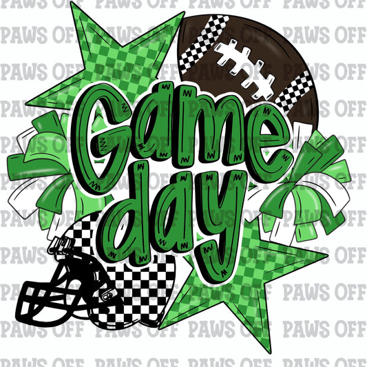 Game Day PNG Green