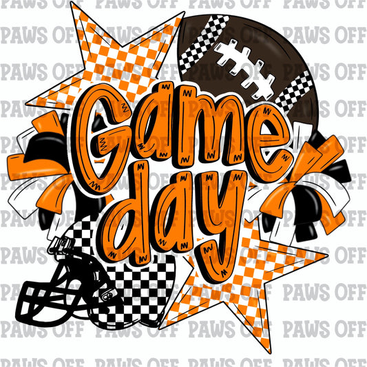 Game Day PNG Orange