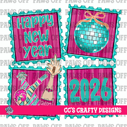 Happy New Year 2026 PNG