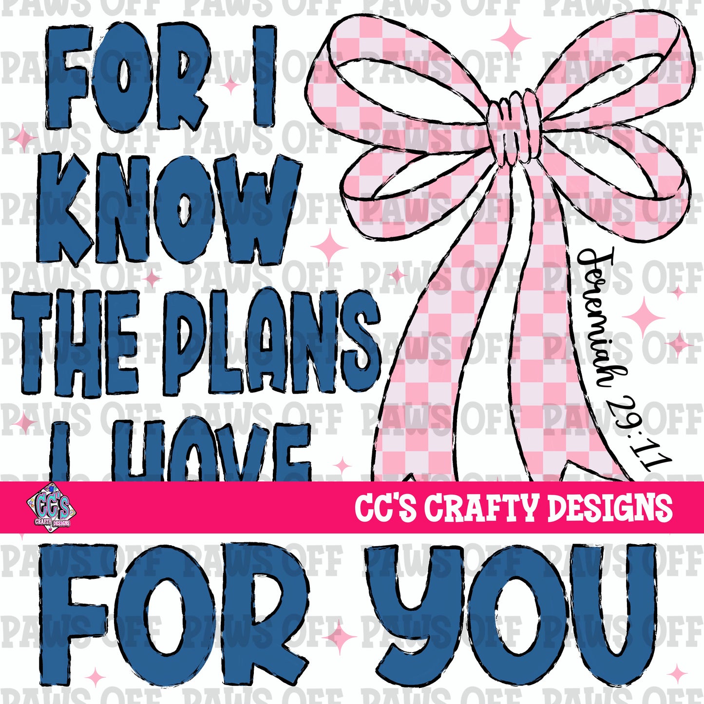 Jeremiah 29:11 PNG