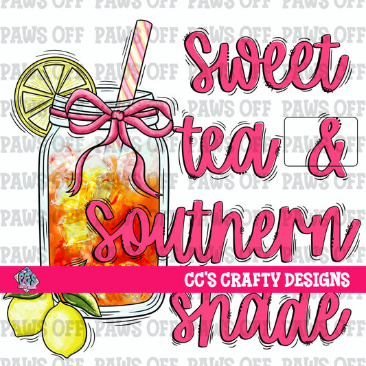 Sweet Tea & Southern Shade PNG