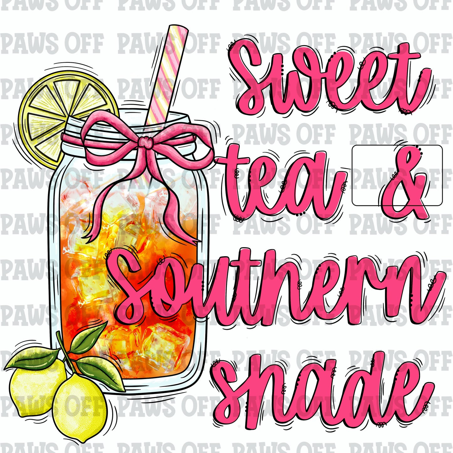 Sweet Tea & Southern Shade PNG