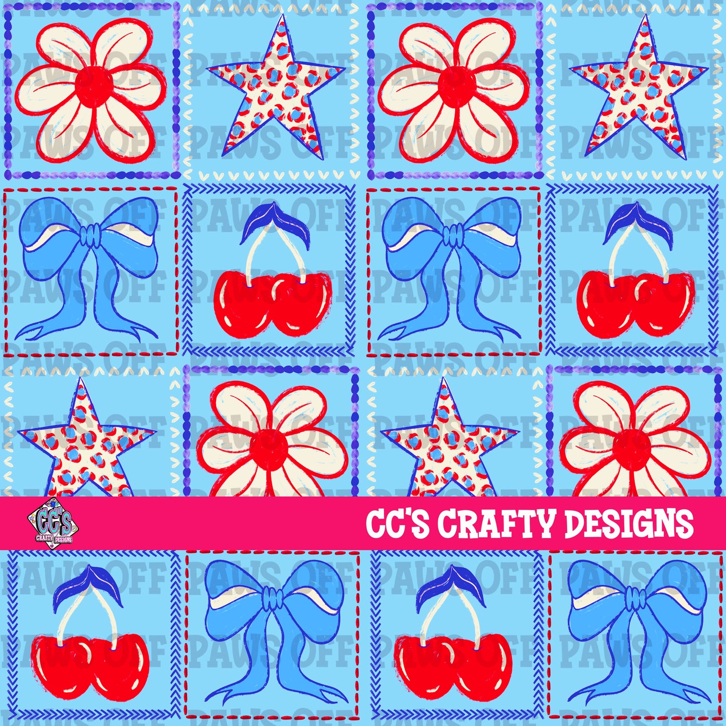 Fourth Bow Seamless PNG