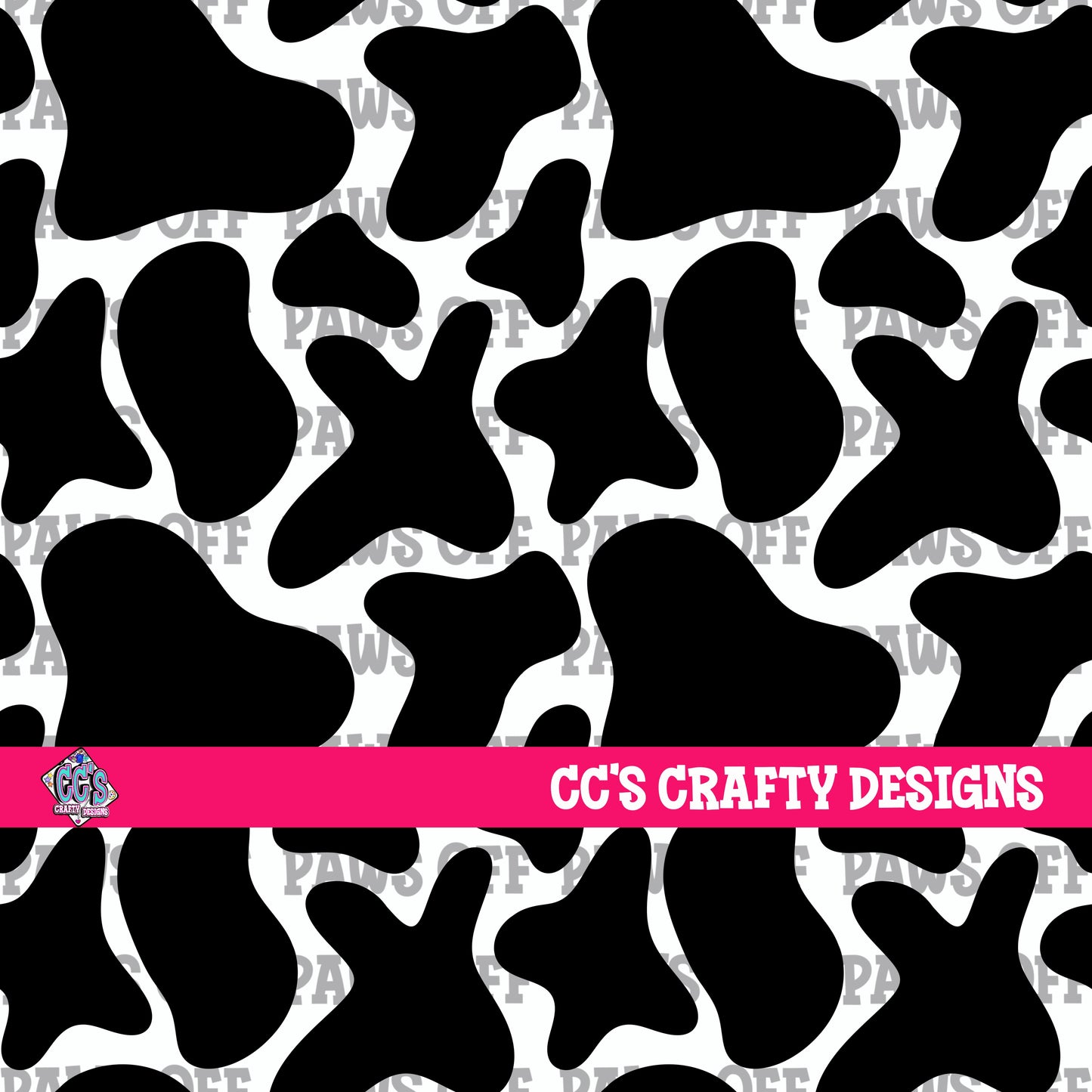 Moo Cow Pattern Seamless PNG