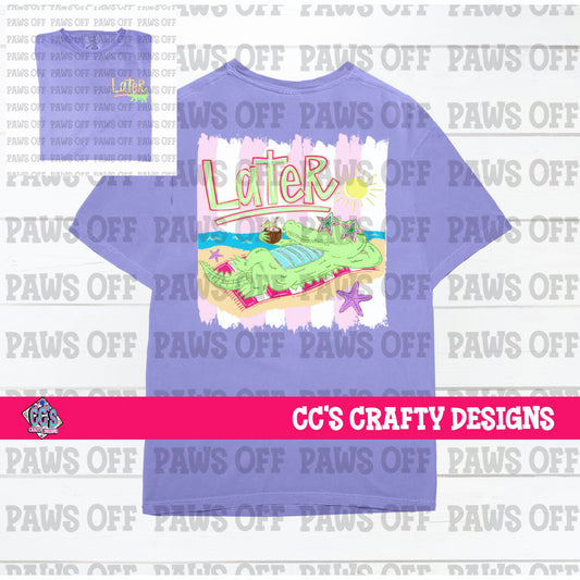 Later Gator After While Crocodile PNG