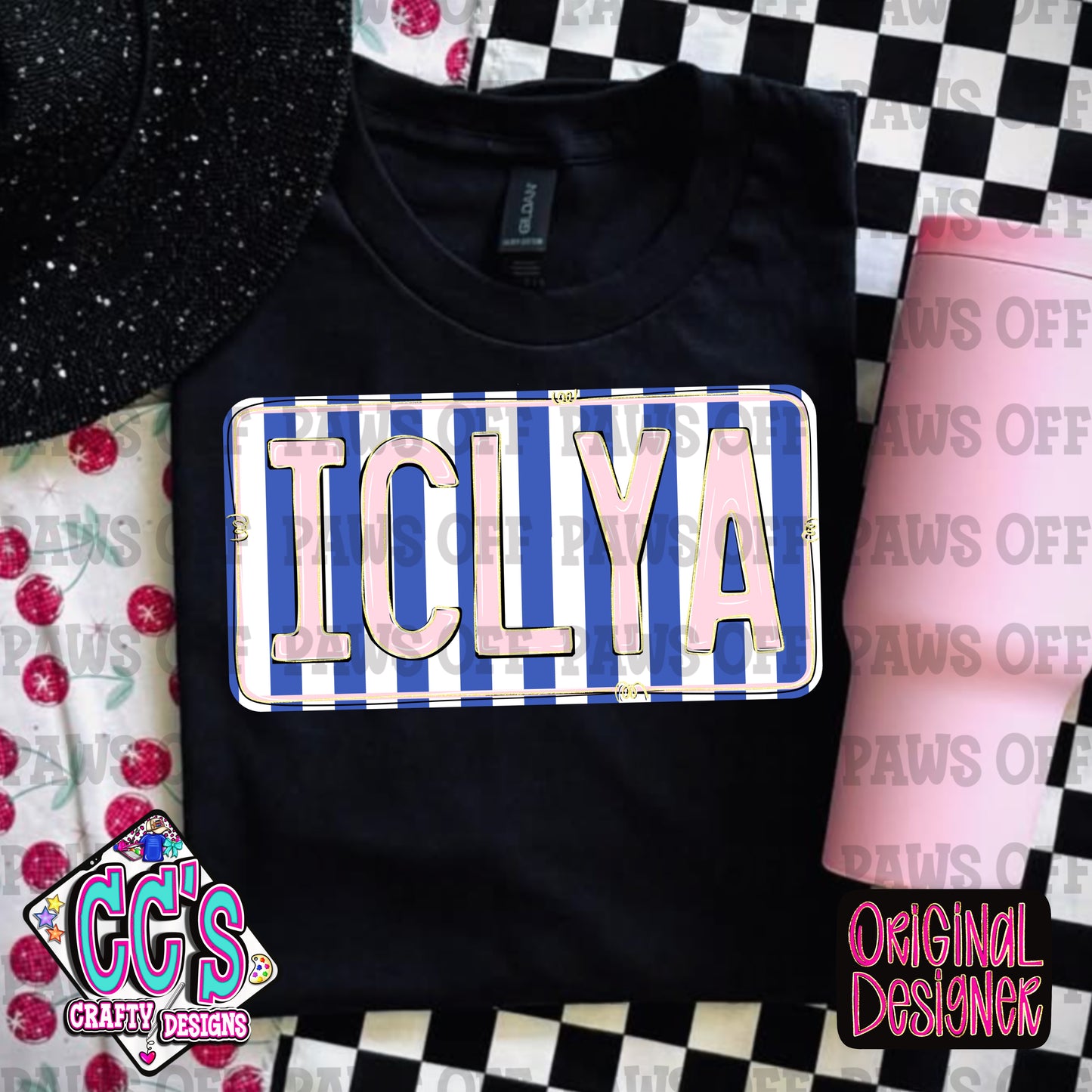 ICLYA I Can’t Love You Anymore Stripes PNG