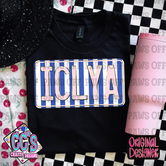 ICLYA I Can’t Love You Anymore Stripes PNG