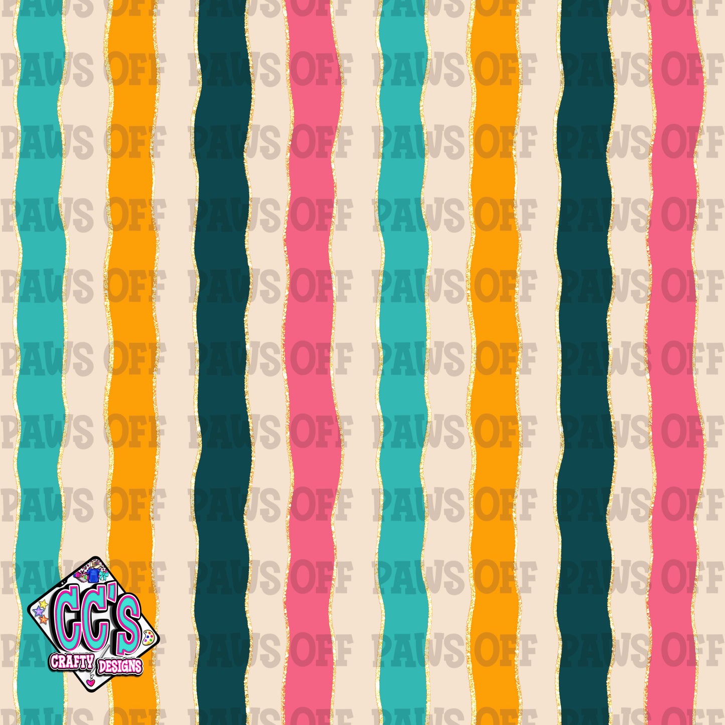 Tropic Waves Seamless PNG