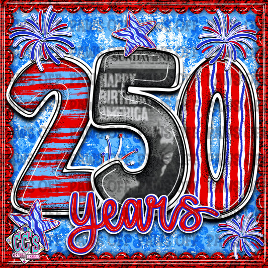 250 Years PNG