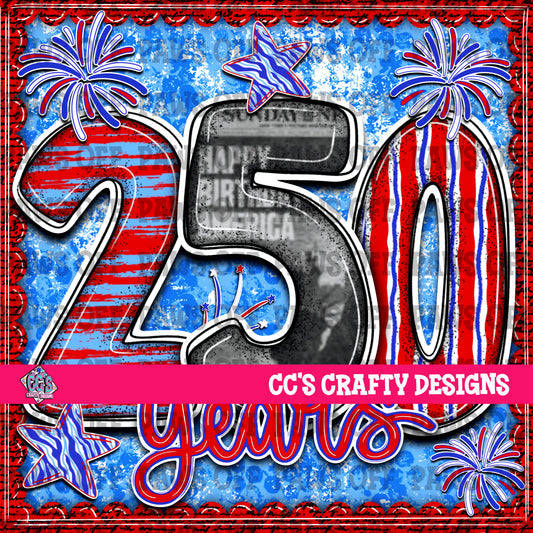 250 Years PNG