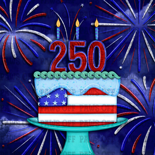 250 Birthday Cake