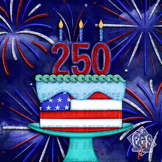 250 Birthday Cake