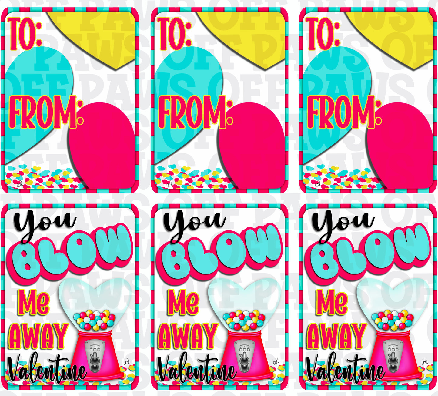 You Blow Me Away Valentine - Valentine’s Day Card