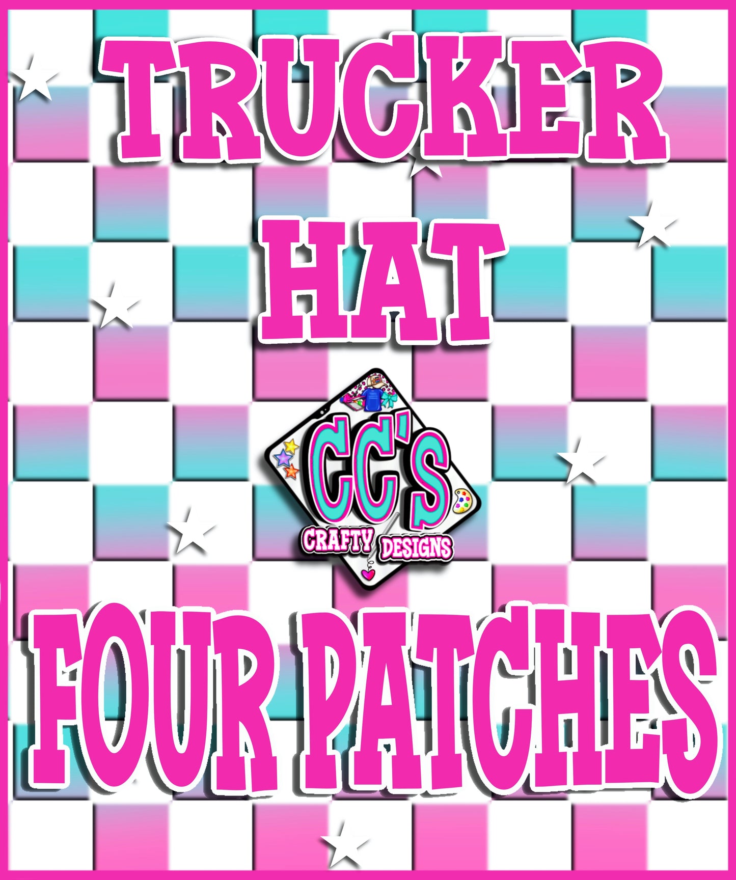 Build Your Own Trucker Hat - Four Patches