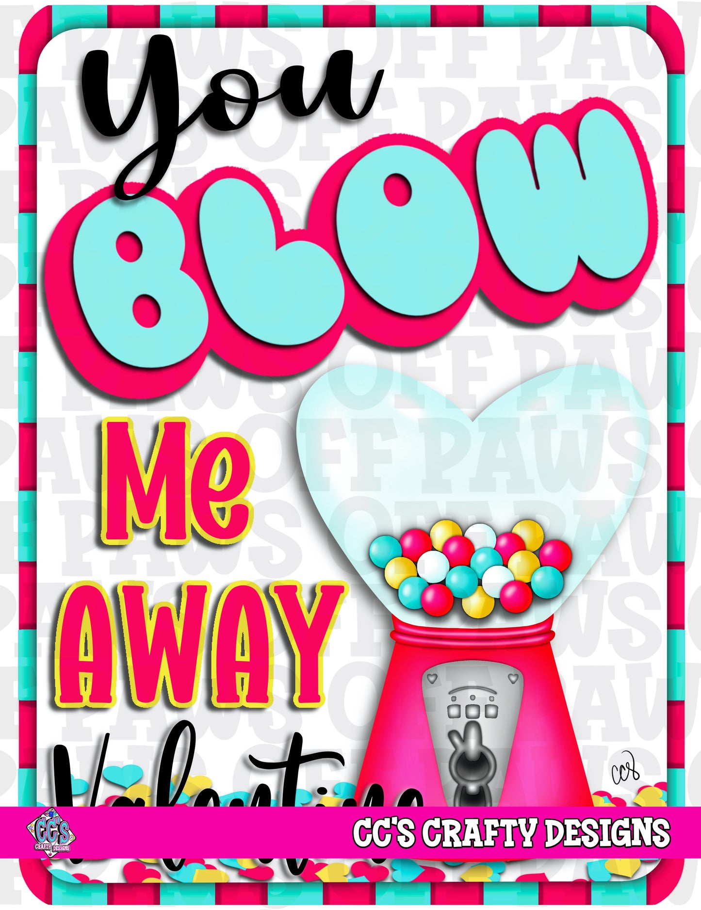 You Blow Me Away Valentine - Valentine’s Day Card