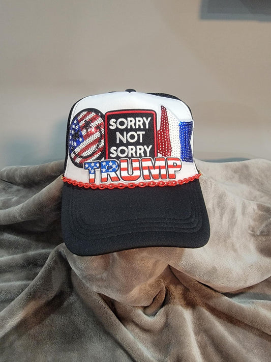 Trump Sorry Not Sorry Trucker Hat