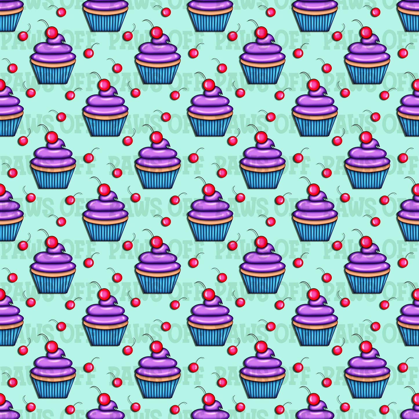 Cupcake Seamless Pattern