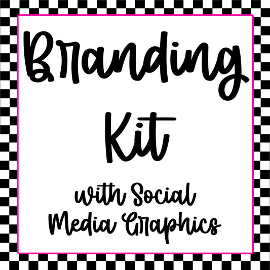 Branding Kit with Social Media Graphic Package
