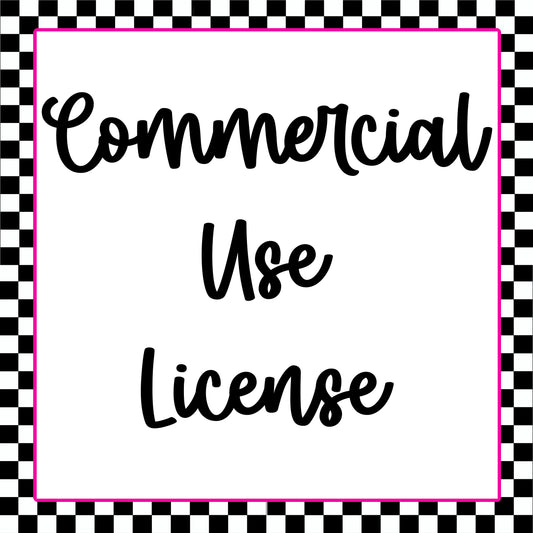 Commercial Use License | License for Small Business Use | Digital File Licensing