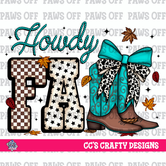 Howdy Fall PNG