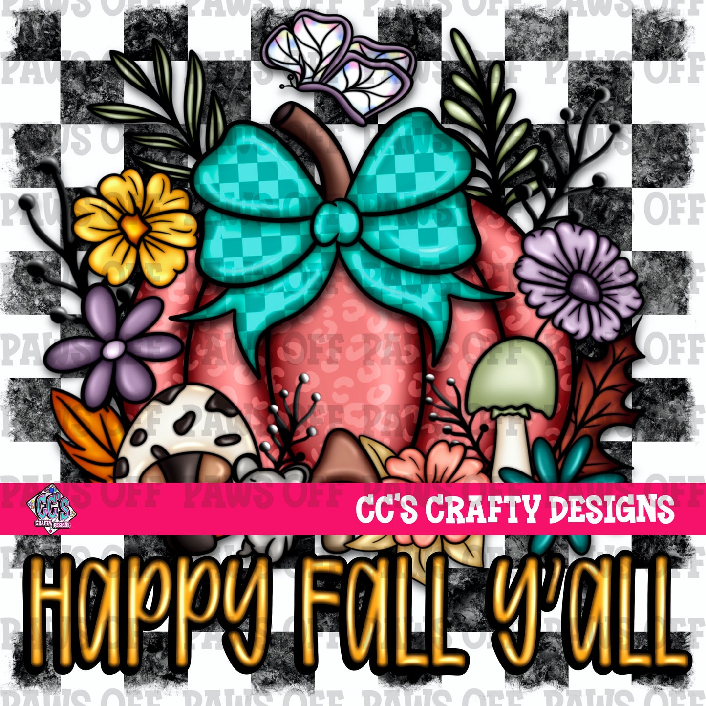 Happy Fall Ya’ll PNG