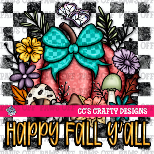 Happy Fall Ya’ll PNG