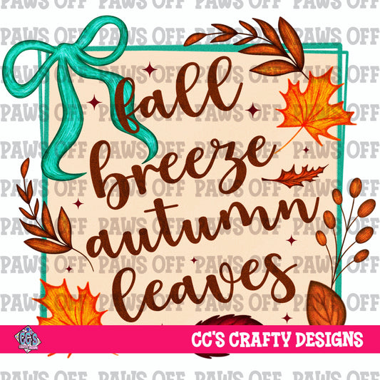 Fall Breeze Autumn Leaves PNG