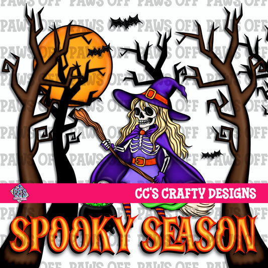 Spooky Season Witch PNG