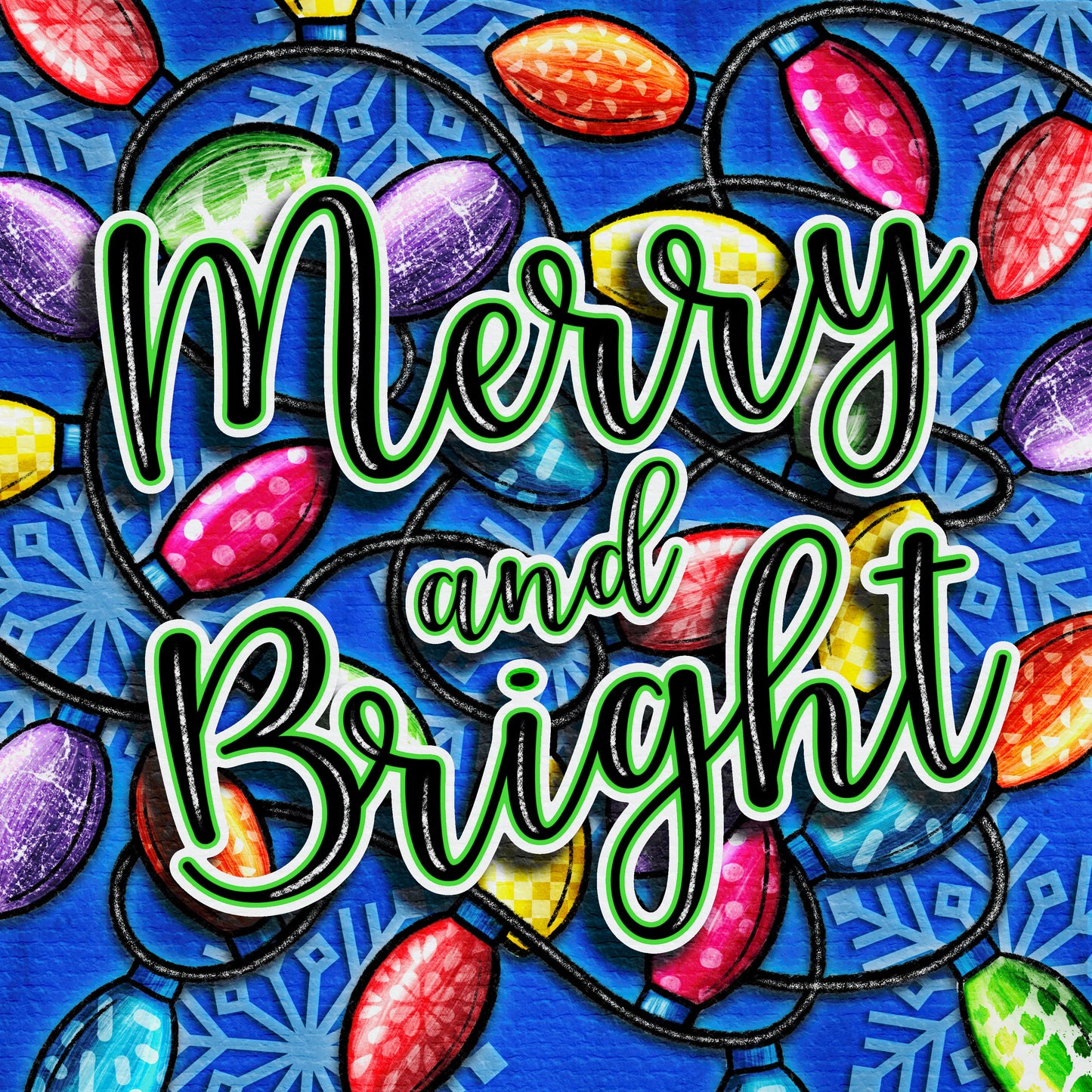 Merry and Bright PNG
