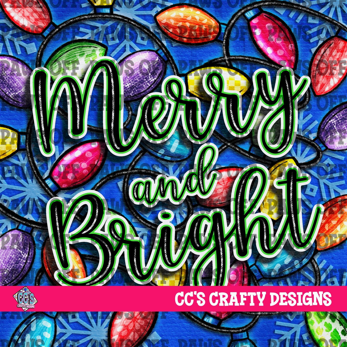 Merry and Bright PNG