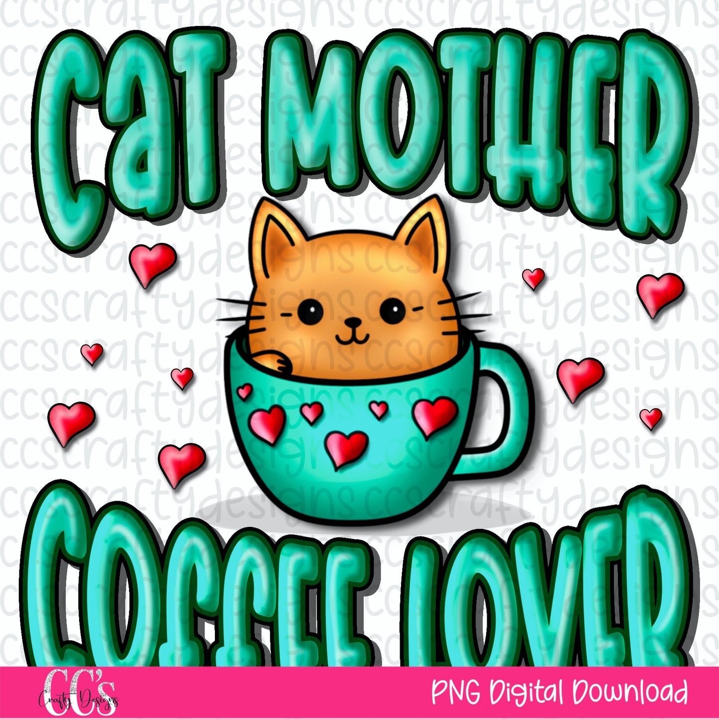 Cat Mother Coffee Lover