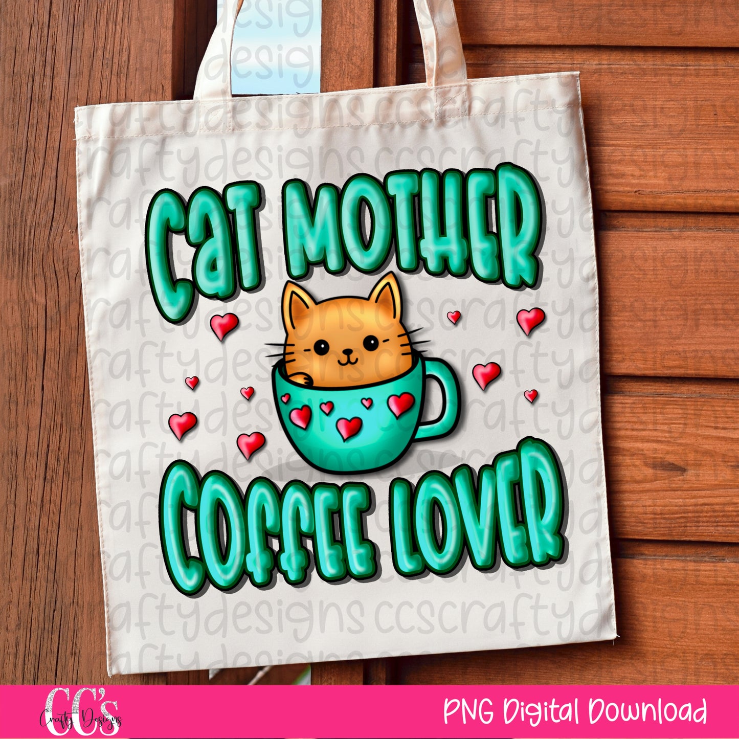 Cat Mother Coffee Lover