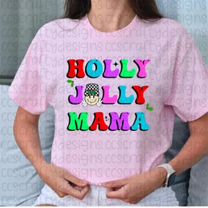 Holly Jolly Bougie Mama Retro Christmas