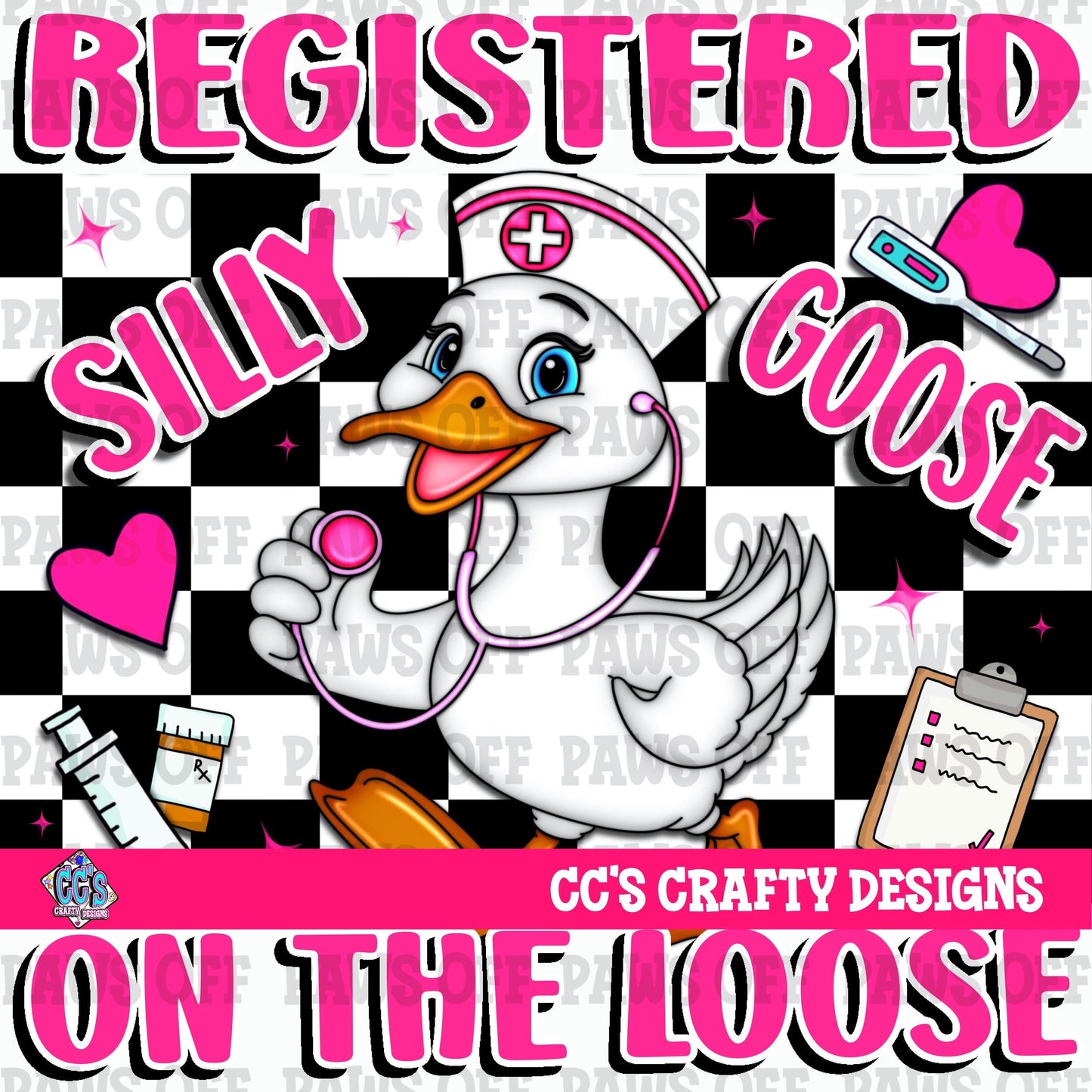 Registered Silly Goose On The Loose PNG