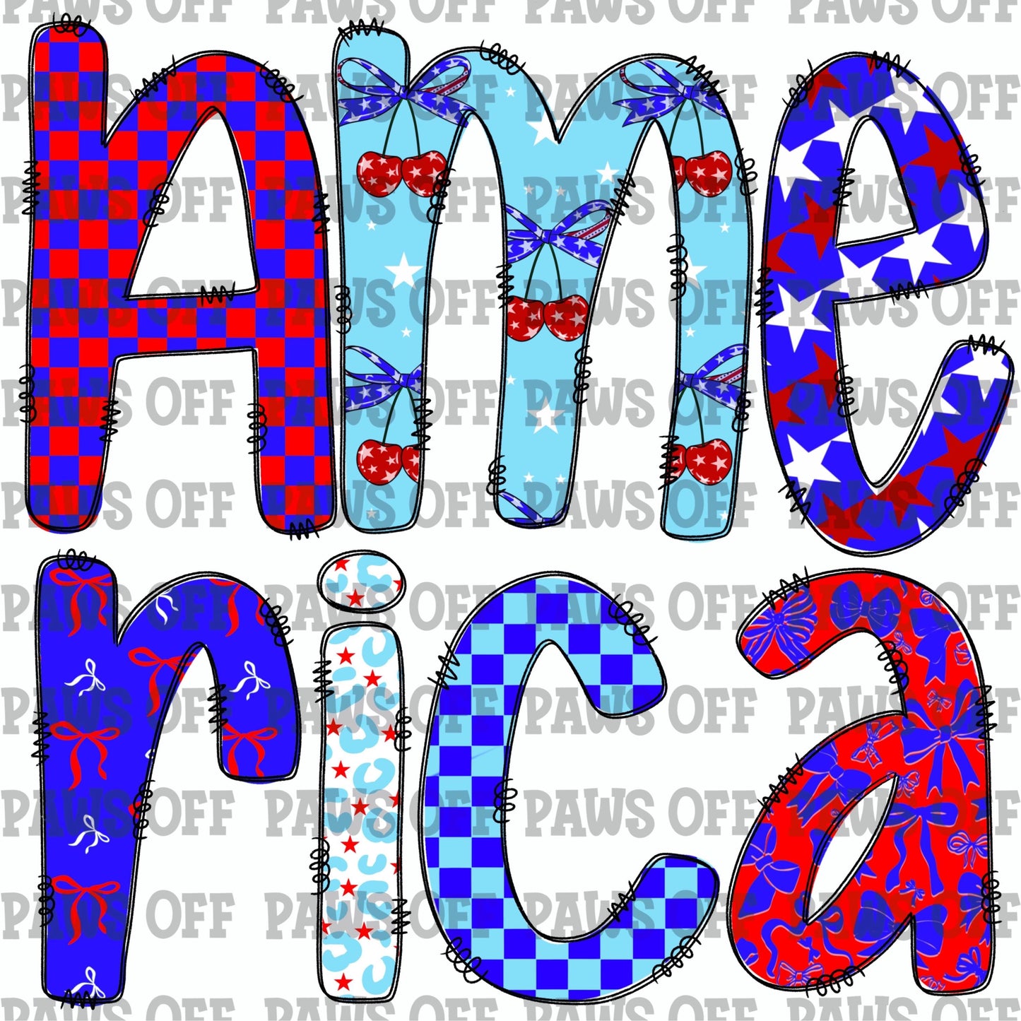 America PNG Digital Design