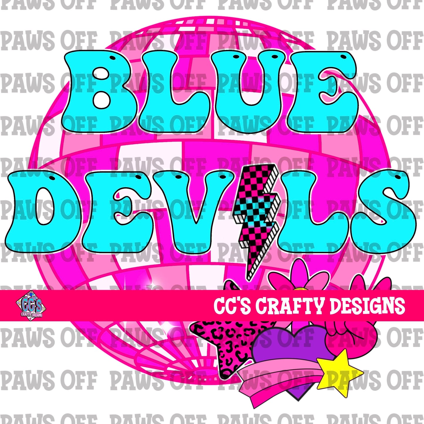 Blue Devils School Spirit PNG