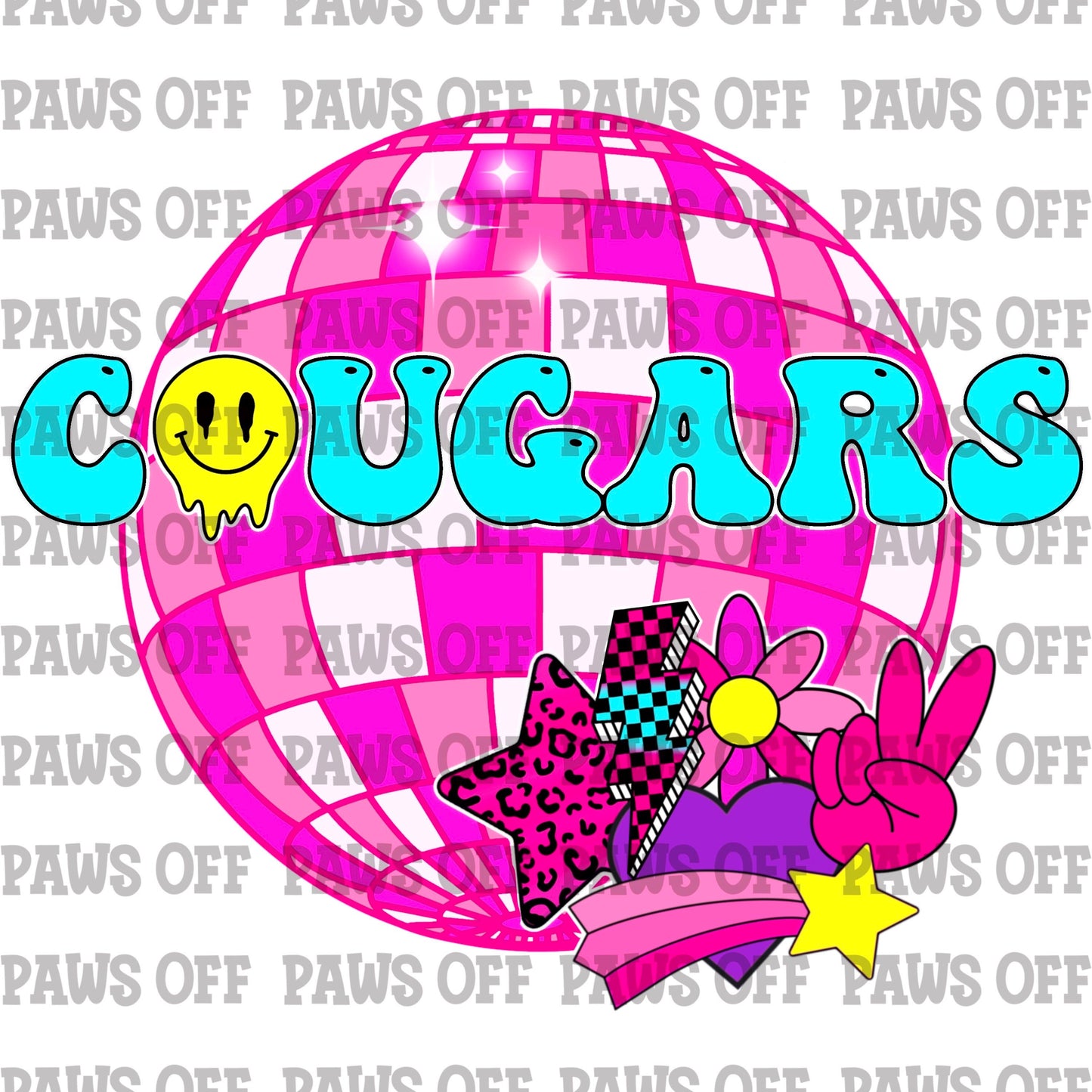 Cougars School Spirit PNG