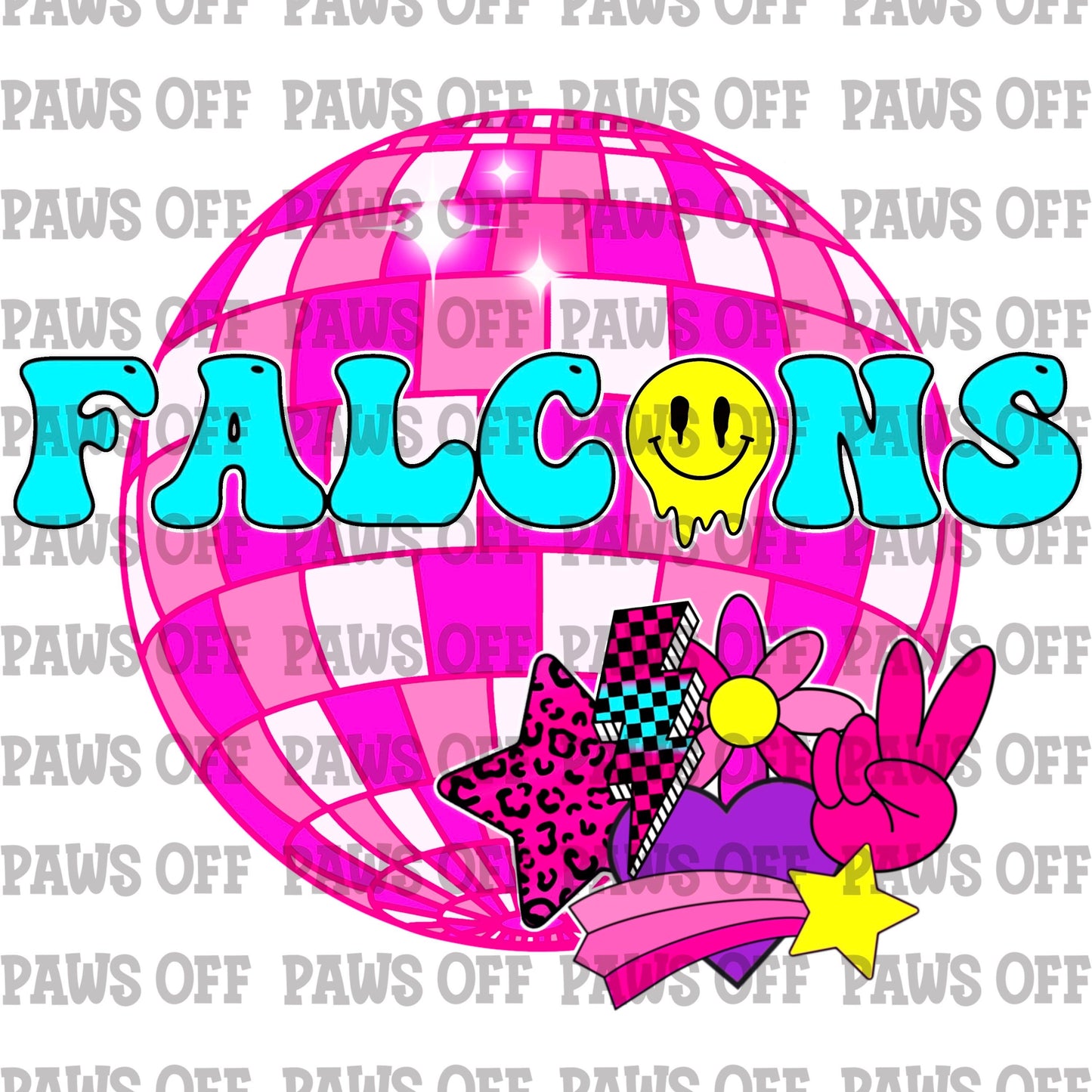 Falcons School Spirit PNG