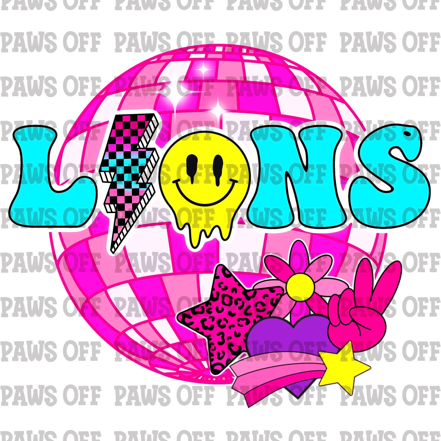 Lions School Spirit PNG