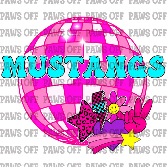 Mustangs School Spirit PNG