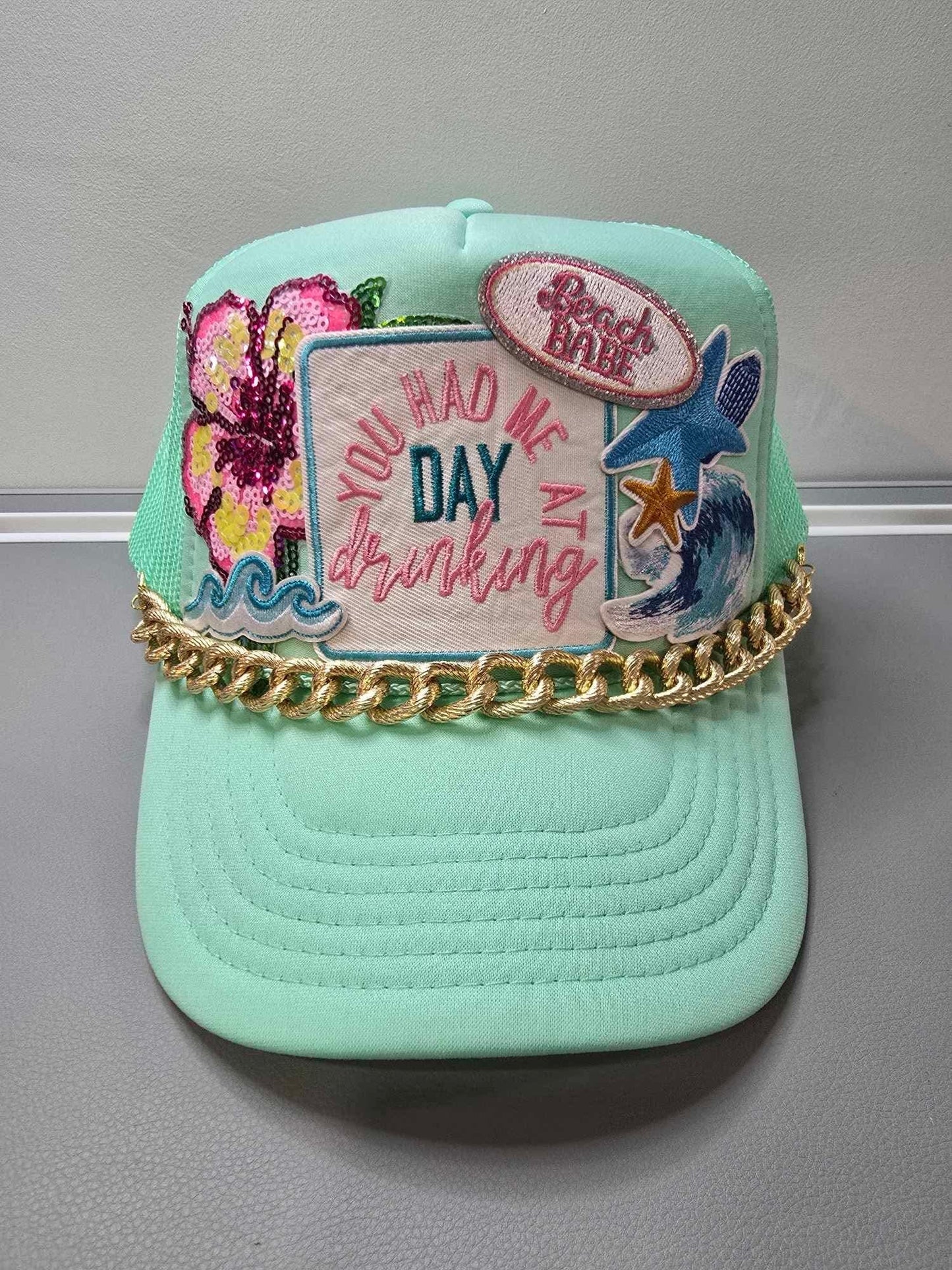 Chunky Gold Hat Chain