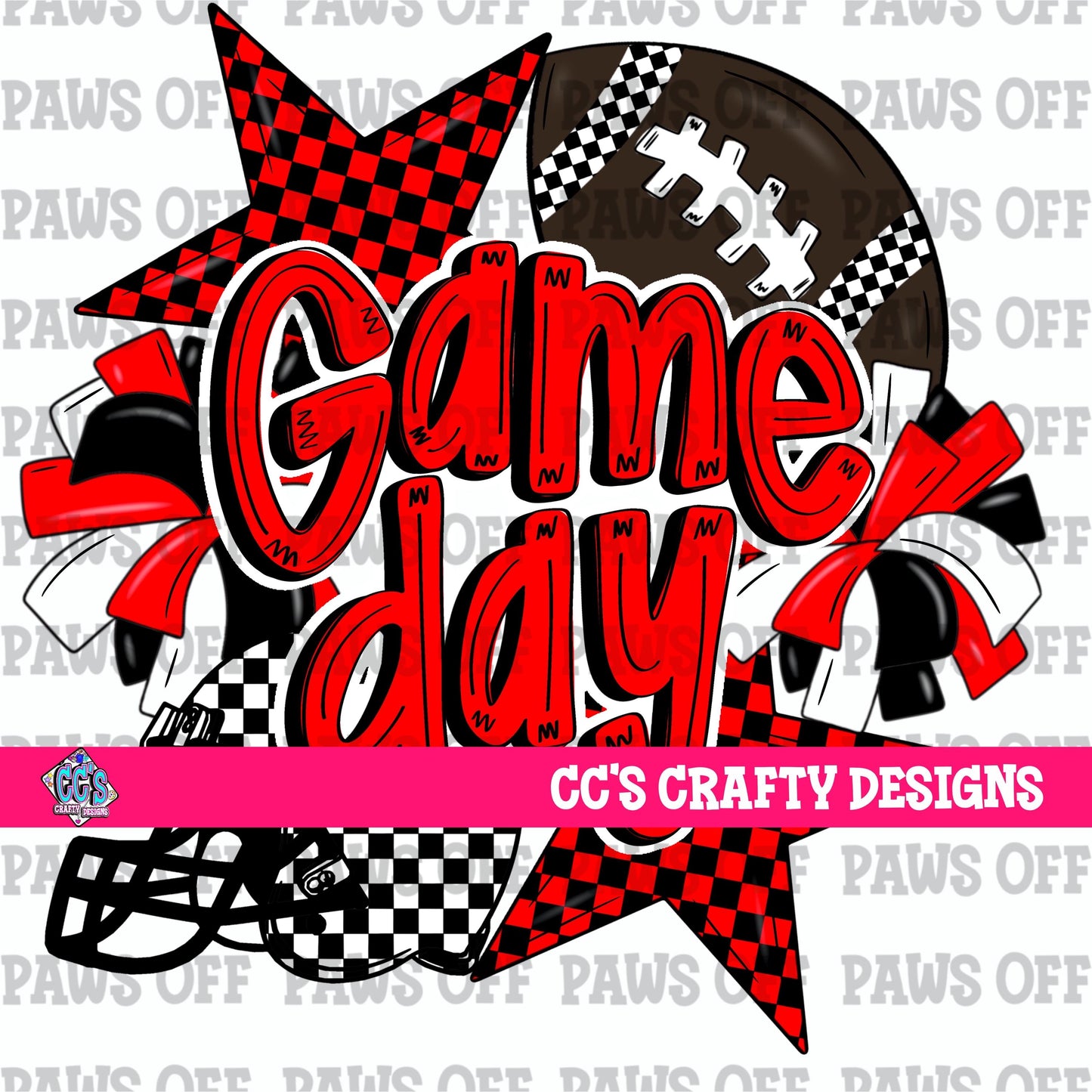 Game Day PNG Red